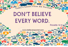 Don't Believe Every Word