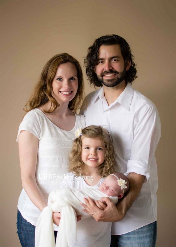 (Photo: Family photo)Lance Buckley, 35, his wife Amy, 30 and their two daughters Claire and Abigail.