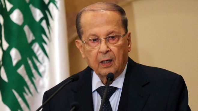 Michel Aoun, Lebanon's President
