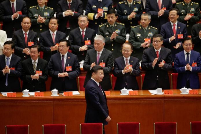 Chinese President Xi Jinping arrives for the opening of the 19th National Congress of the Communist Party of China at the Great Hall of the People in Beijing, China October 18, 2017. REUTERS