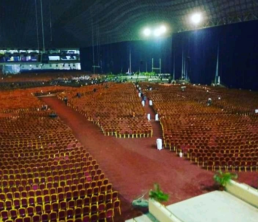 Inside Dunamis International Gospel Centre 100,000 Capacity Building - Glory Dome