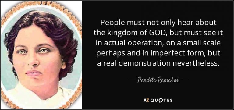 Pandita Ramabai Convert From Hinduism To Christianity Prominent 