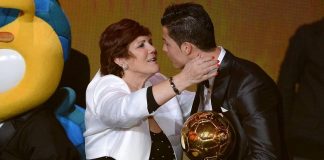 Cristiano Ronaldo and His mother