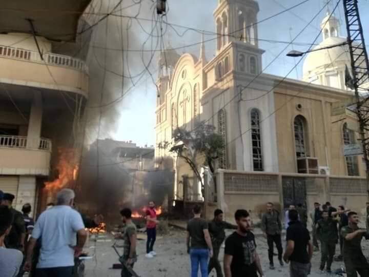 Car Bomb Strikes Syrian Christian Church