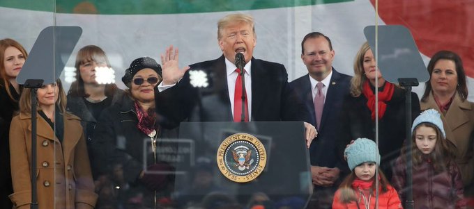 Trump At March For Life