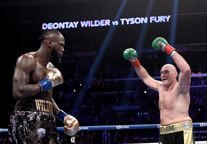 Tyson Fury Praises Jesus After Winning World Heavyweight Champion Deontay Wilder