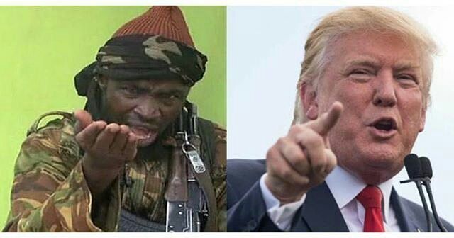 Abubakar Shekau and Trump