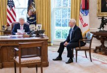 United States President Donald J. Trump with Vice President Mike Pence
