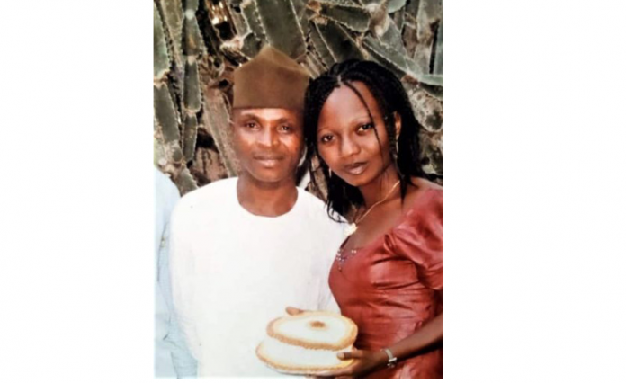 ECWA church elder Emmanuel Iliya Agiya, here with his wife, was kidnapped on April 22, 2020, in Kaduna state, Nigeria. (Morning Star News)