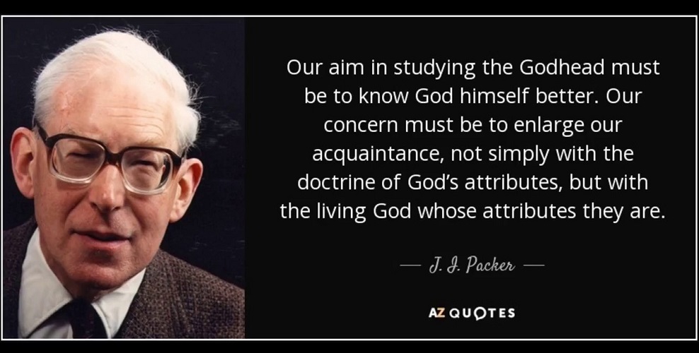 Evangelist JI Packer Quote