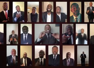 NFL Players Choir 2020 Performance For The American Cancer Society Share The Light Virtual Event, Jul 20, 2020
