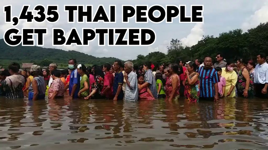 1,435 Thai People Accept Jesus Christ and get Baptized on September 6th, 2020.