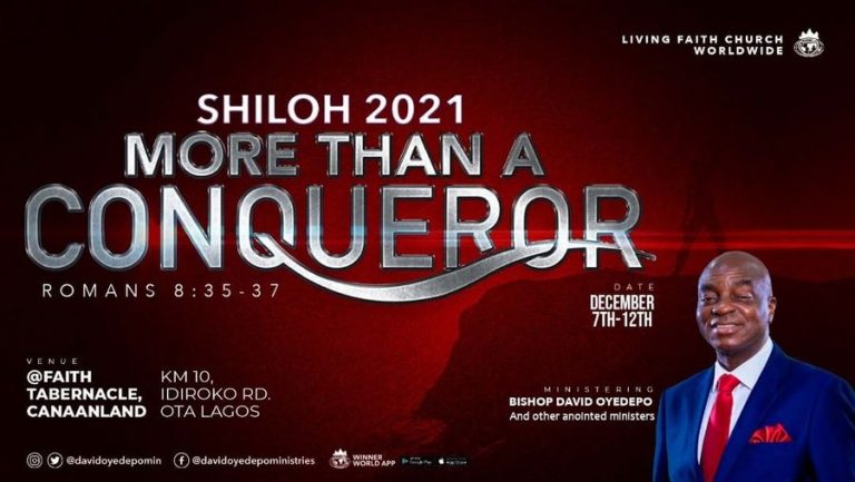 Shiloh 2021: Date, Venue and Programme schedule – Unlimited Grace