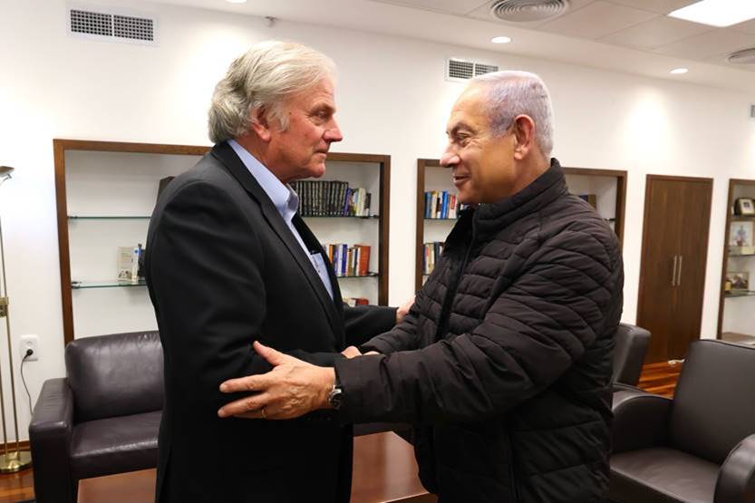 Rev. Franklin Graham meets Israel M Benjamin Netanyahu