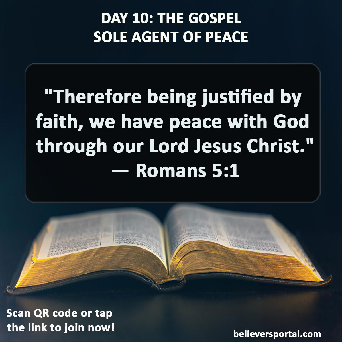 Day 10: The Gospel Brings Peace with God Through Jesus | JD Devotional
