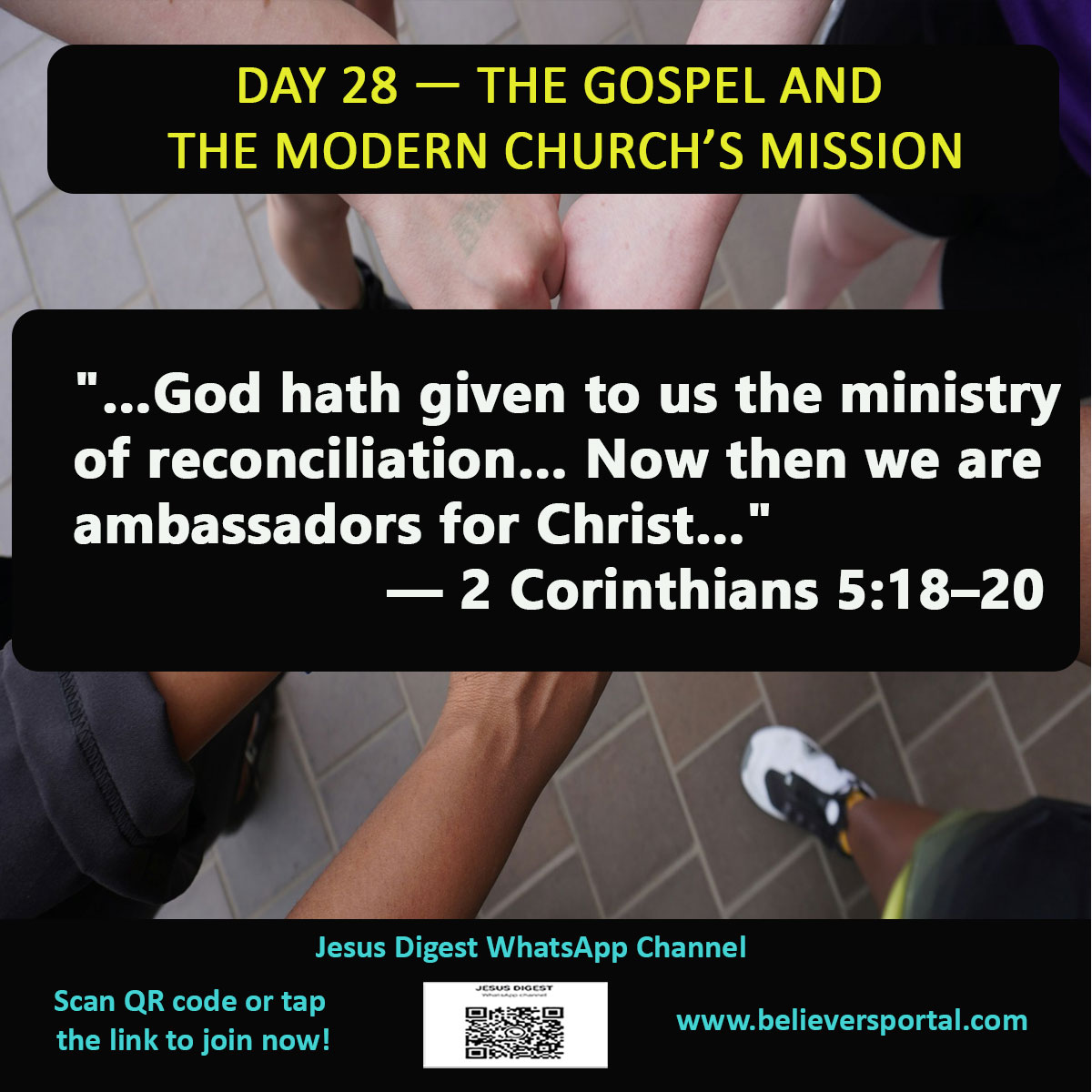 Day 28: The Gospel and the Modern Church’s Mission | JD Devotional