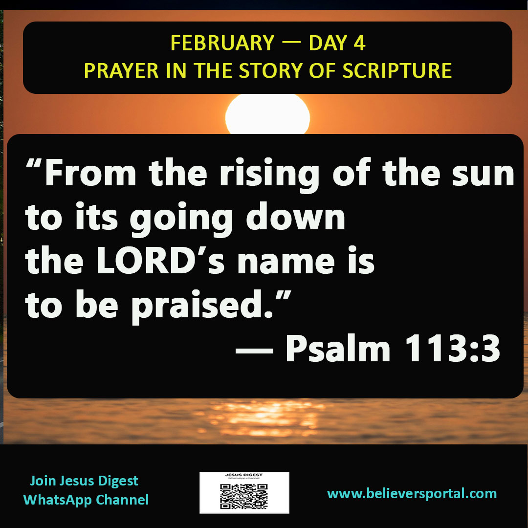 Day 4: Prayer in the Story of Scripture: From Genesis to Revelation | JD Devotional