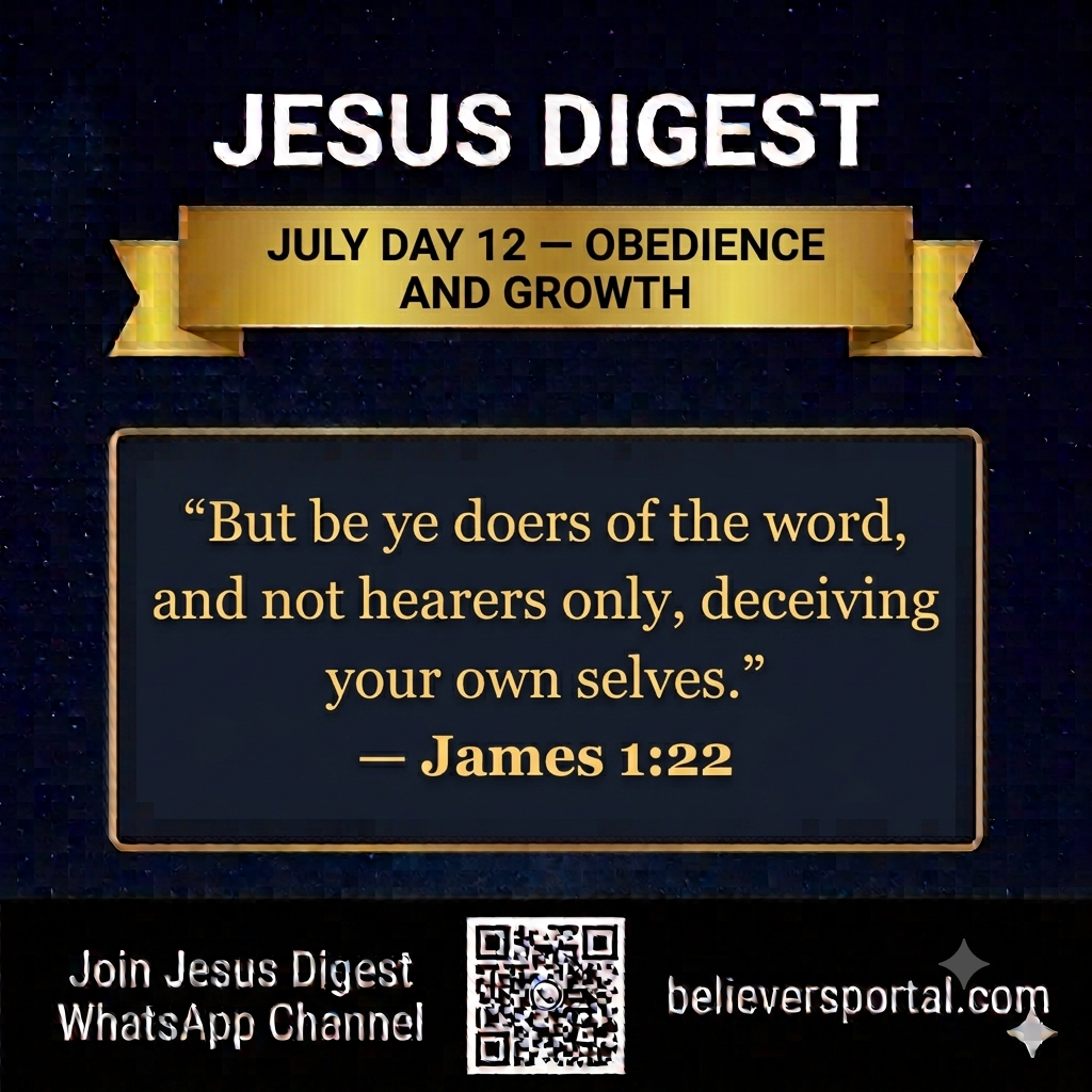 Day 12 — Obedience And Growth