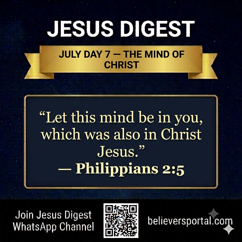 Day 7 — The Mind Of Christ