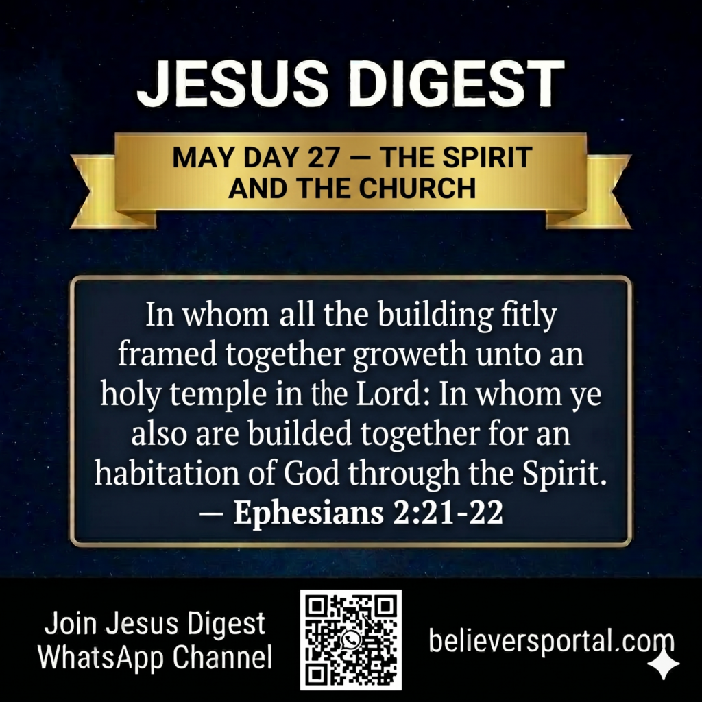 Day 27 — The Spirit and the Church